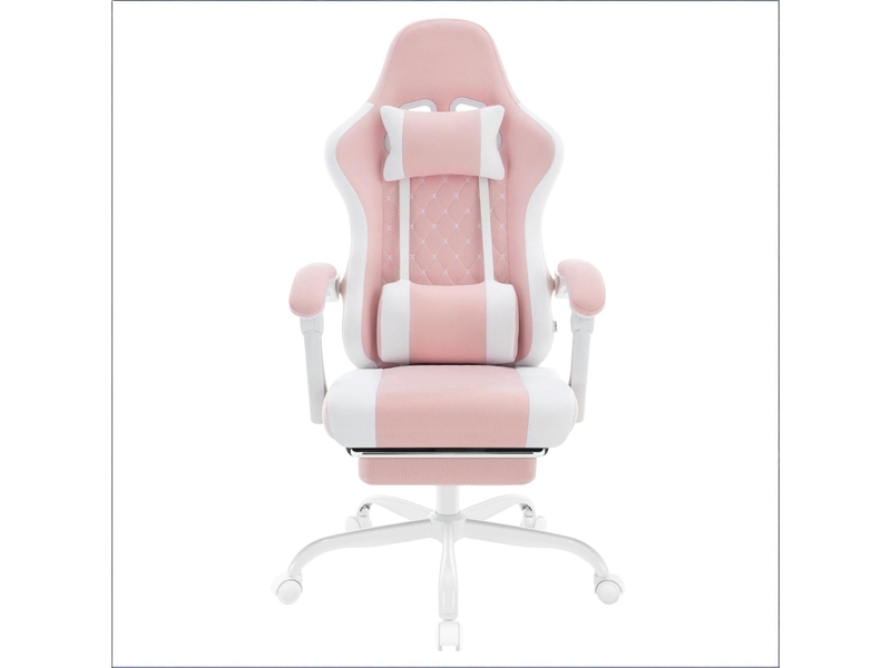  Chaise de bureau ergonomique pivotante avec massage, fauteuil gaming confortable  - Conforama A