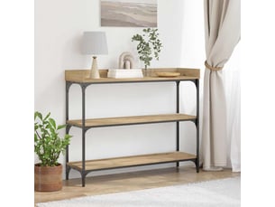 Console 0 tiroir(s)  coloris marron <strong></strong> <strong></strong>