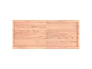 Étagère flottante, etagère murale, étagère suspendue marron clair bois chêne massif traité cf42373