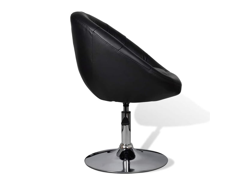  Lot de 2 tabouret de bar, chaise de bar noir similicuir shl28269  - Conforama D
