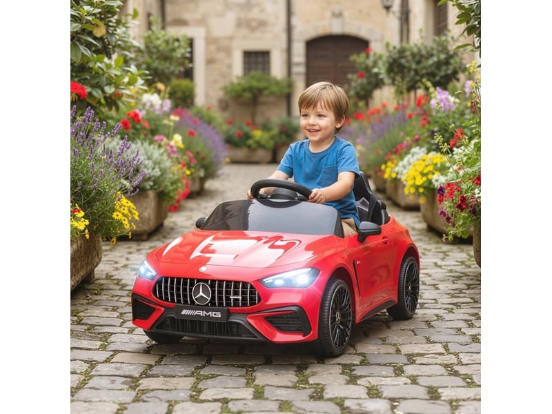  Voiture électrique enfant 99x55x43 cm mercedes-amg rouge  - Conforama B