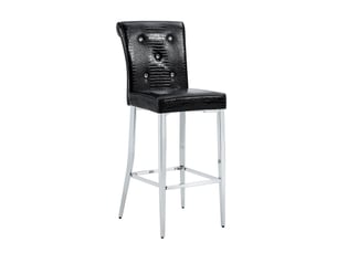 tabouret de bar HAUSS SPOLE - noir hauteur d'assise 75 cm vendu Par paire