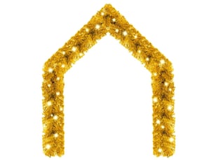 Guirlande de noël avec lumières led 5 m doré