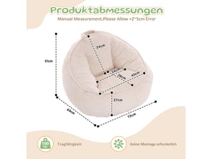 Pouf / repose pied   beige