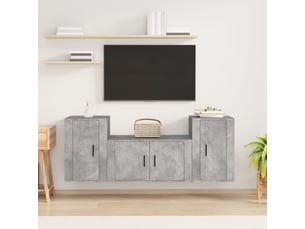Meuble tv coloris gris 80 cm <strong></strong>  <strong></strong>