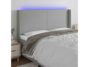 Tete de lit A poser largeur 163 cm <strong></strong> <strong></strong> argenté