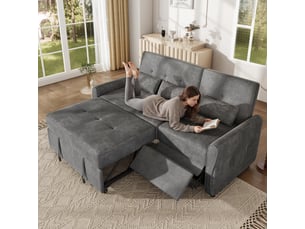 Deplimousse convertible 3 places <strong></strong> <strong>CozyNest</strong> Gris