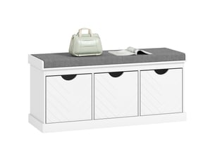 Console 3 tiroir(s)  coloris blanc <strong></strong> <strong></strong>