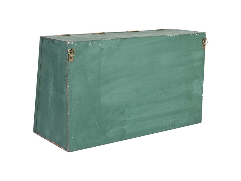  Vitrine en bois vert 60x25x35 cm h  - Conforama E