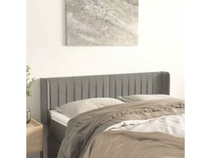 Tete de lit A poser largeur 147 cm <strong></strong> <strong></strong> argenté