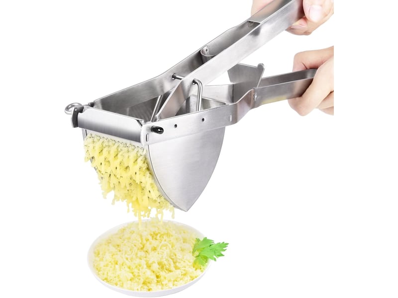  Presse-purée manuel en inox détachable – idéal pour légumes, fruits et aliments pour bébés  - Conforama A