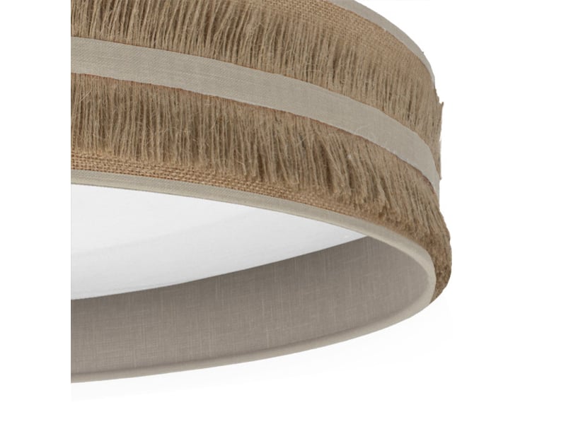  Fabrilamp natalia plafonnier led 72 w, 5616 lm, 300040006500 k, beige, ø 50 cm 188585015 - Conforama C