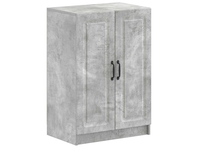  Meuble à chaussures, cabinet à chaussures utrecht 59,5x39,5x87 cm gris béton  - Conforama A