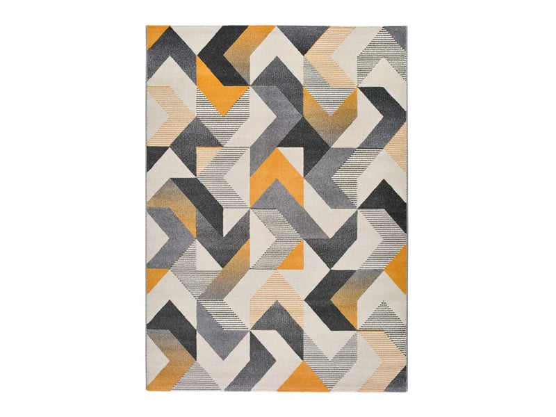  Tapis atticgo gladys gris rectangulaire moderne - 100% polypropylène, envers jute GLADYS-12184 - Conforama A