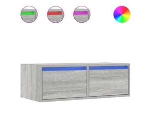 Meuble tv coloris gris 75 cm