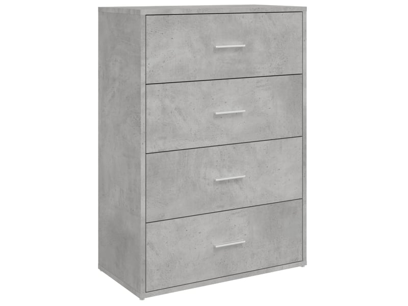  Buffets 2 pcs - bahut - meuble de rangement gris béton 60x31x84 cm bois d'ingénierie  - Conforama D