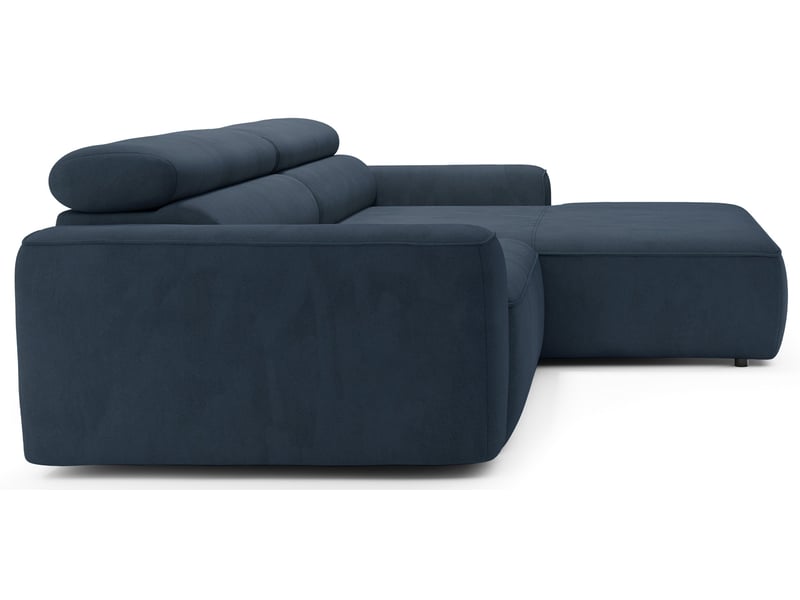 Selsey fando - canapé d'angle - 252 cm - velours bleu Fando - Conforama E