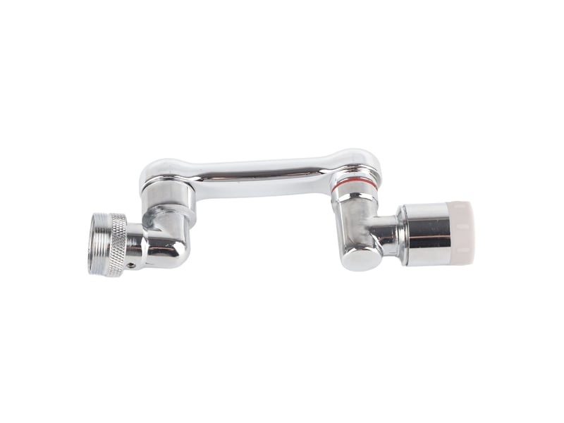  Swivel robinet extender universal évier water aerator avec 2 water outlet modes robotic arm pour kitchen salle de bain face eye wash  - Conforama A