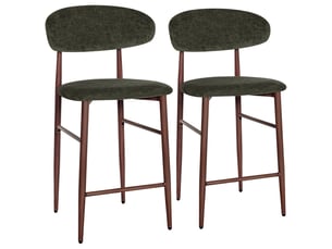 tabouret de bar <strong>HAPPY GARDEN</strong> - vert hauteur d'assise 68 cm vendu Par paire