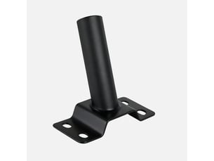 Support mural pour lampadaire fabrilamp bazan noir 15 x 4,8 x 4,8 cm