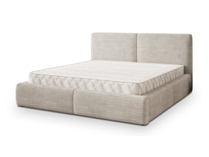 Lit coffre 140x200 cm MASSENO   coloris beige