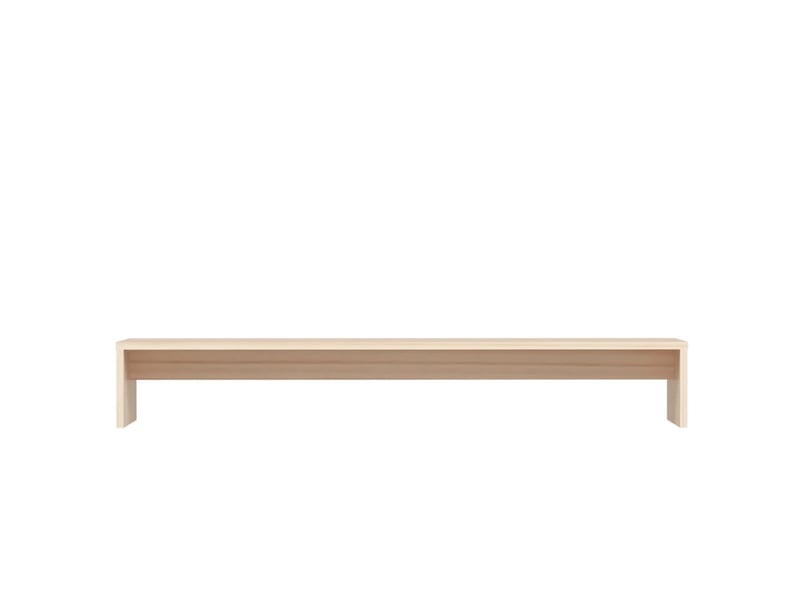  Support de moniteur 100 x 27 x 15 cm bois de pin solide brun 02_0029197  - Conforama B
