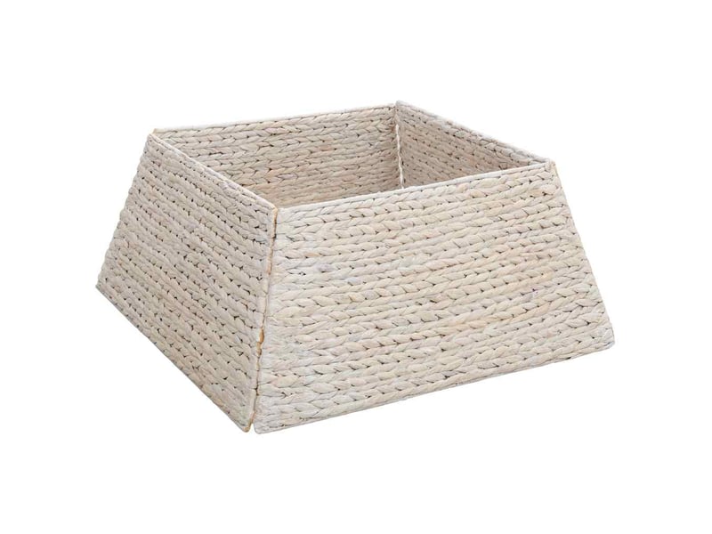  Collier de sapin de noël carré blanc 60 x 60 x 28 cm  - Conforama A