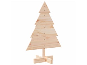 Arbre de noël, sapin de noël en bois pour décoration 70 cm bois massif