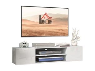 Meuble tv coloris blanc    