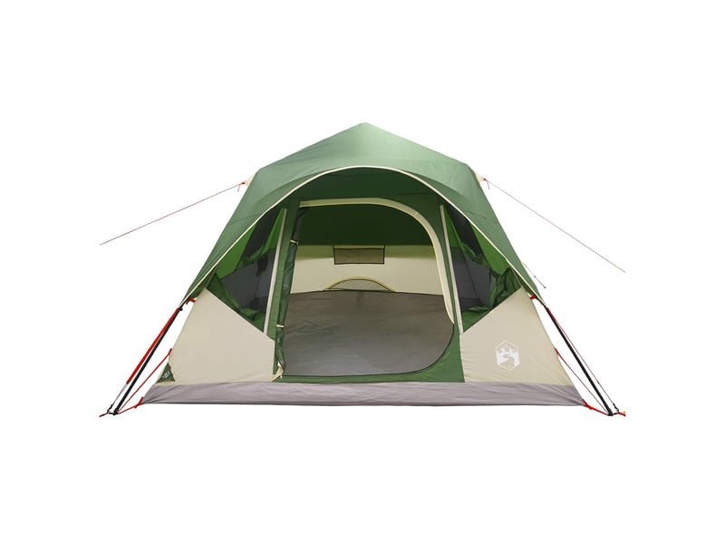  Tente instantanée, tente de camping vert 305x275x190 cm polyester et acier  - Conforama D