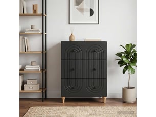 Armoire à tiroirs, rangement bureau noir 66 x 34,5 x 90 cm bois d'ingénierie shl2372