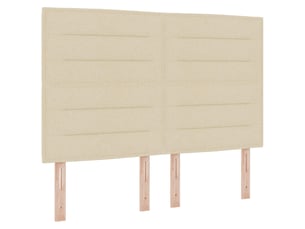 Tete de lit A fixer sur le cadre de lit largeur 144 cm beige