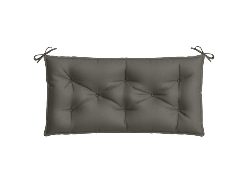  Coussin de banc de jardin, coussin d'assise gris foncé mélangé 100x50x7 cm tissu cf52737  - Conforama D
