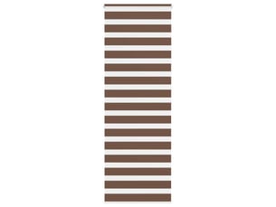 Store zèbre, store de fenêtre marron 90x200 cm largeur du tissu 85,9 cm polyester cf48741