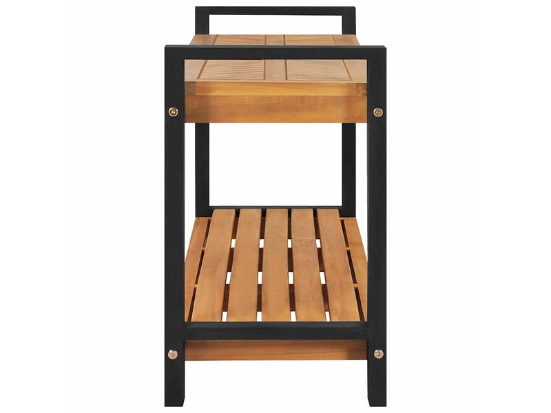  Banc d'entrée, banc d'intérieur 120 cm bois de teck solide shl71334  - Conforama C