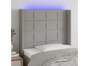 Tete de lit A poser largeur 83 cm <strong></strong> <strong></strong> argenté