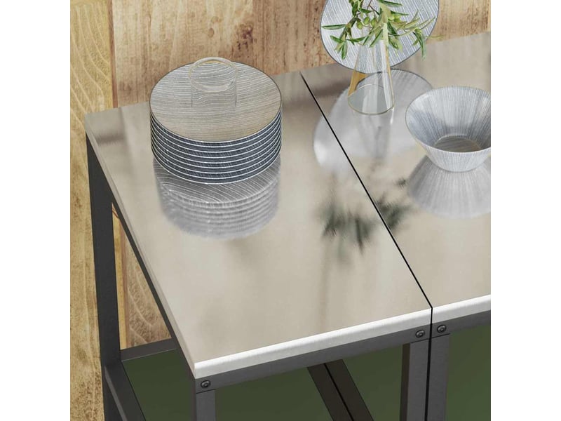  Étagère de cuisine, étagère de rangement hattem vert olive 30x50x92cm acier  - Conforama E