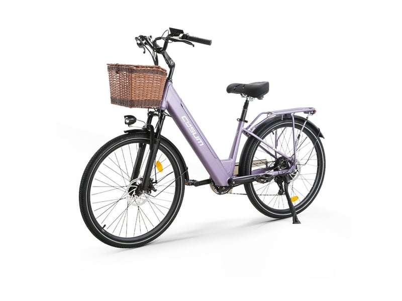  Vélo électrique de ville cysum x-city, 250 w, batterie 48 v 10.4 ah, violet X-City - Conforama A