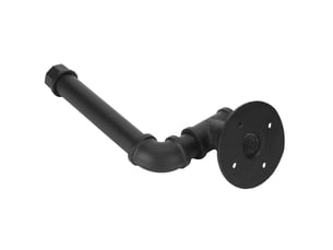 Porte serviette murale, porte-tuyaux multifonctions pour vêtements, noir