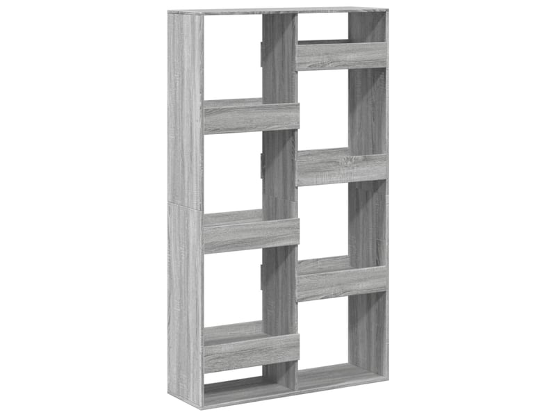  Cloison bibliothèque, meuble de rangement sonoma gris 100x33x175 cm bois ingénierie  - Conforama A