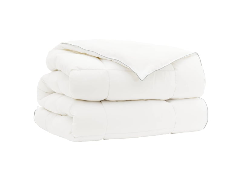  Couette - duvet 220x240 cm hiver 450 gsm laine australienne blanc  - Conforama A