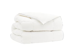 Couette - duvet 220x240 cm hiver 450 gsm laine australienne blanc