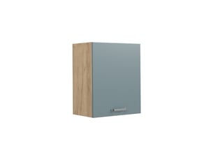 Vicco elément haut de cuisine, bleu-grischêne doré, 50cm