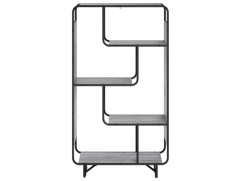  Buffet haut, buffet de rangement sonoma gris 80x37,5x144 cm bois d'ingénierie  - Conforama C