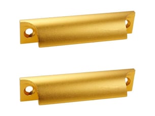 Poignées de porte coulissante en aluminium doré, poignées pour balcons, cuisines et tiroirs