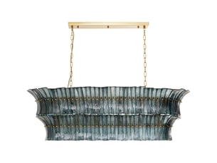 suspension venezia bleue 130cm