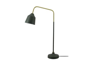 Lampe à poser en métal carisa 69cm vert militaire