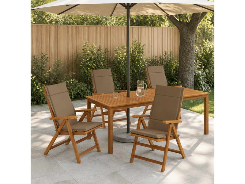 Lot de 4 coussins de chaise à dossier haut gemert cf59325 - Conforama B
