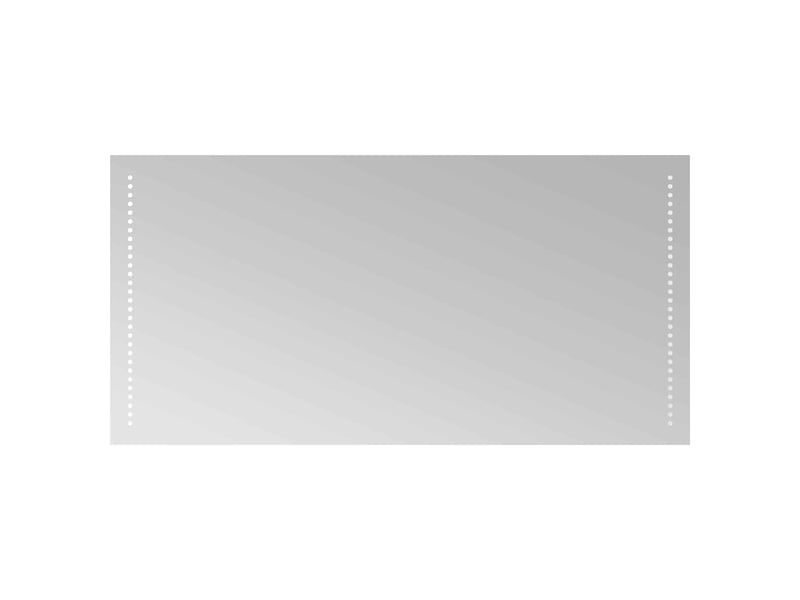 Miroir de salle de bain, miroir de toilette led transparent 100 x 50 cm cf62566 - Conforama A