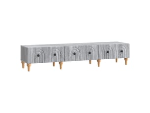 Meuble tv coloris gris 147 cm <strong></strong>  <strong></strong>